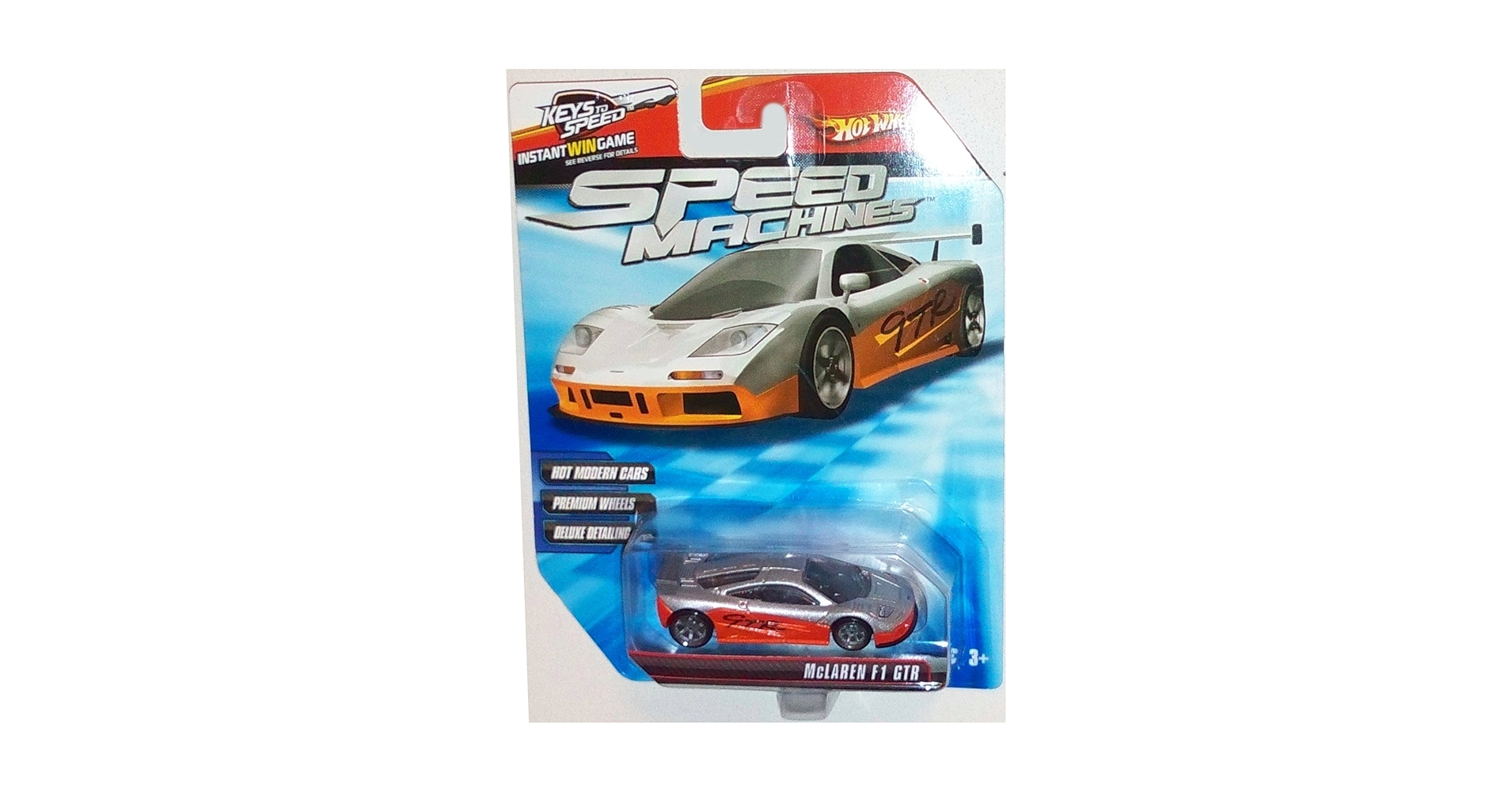 Hot Wheels Speed Machines McLaren F1 GTR - First Run